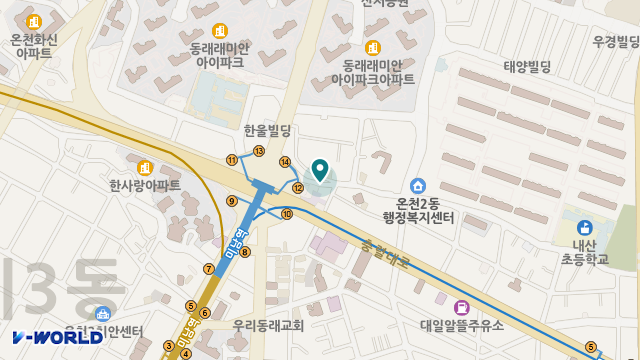 실버재가노인복지센터 위치 지도