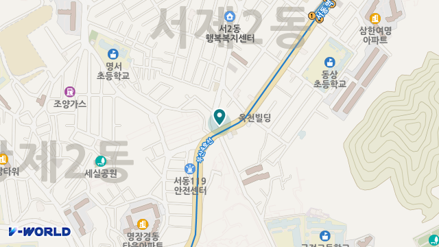 한울재가복지센터 위치 지도