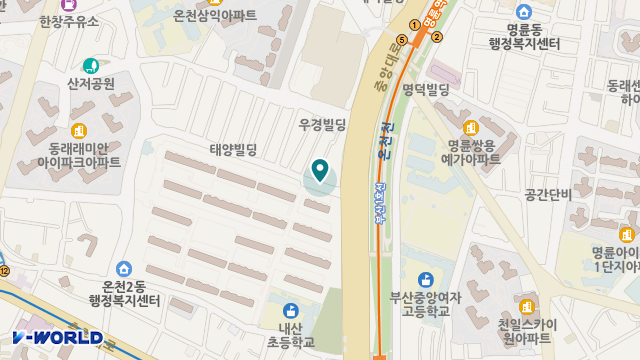 온천노인재가복지센터 위치 지도