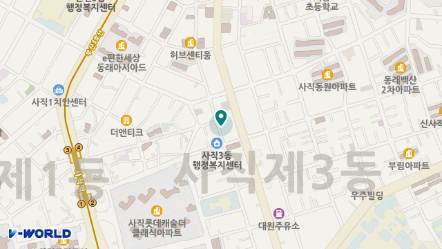 수재가노인복지센터 위치 지도