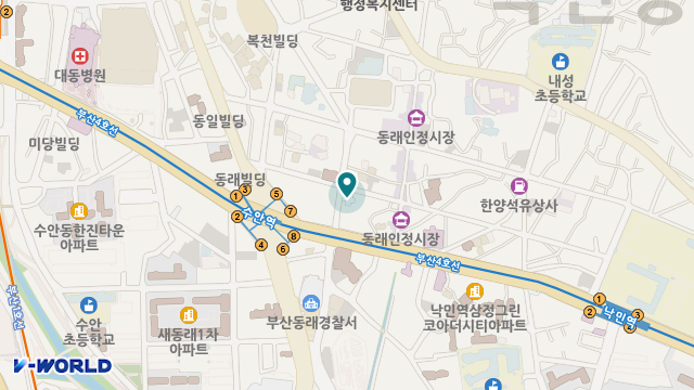 행복케어주간보호센터 동래수안점 위치 지도