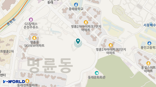 온누리통합주간보호센터 위치 지도