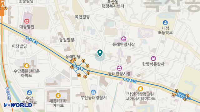 한배로노인주간보호센터 위치 지도