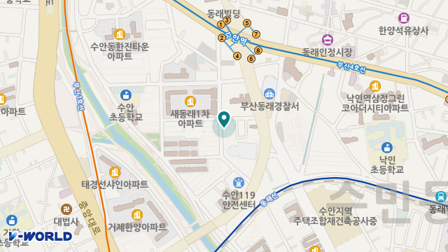 탑재가복지센터 위치 지도