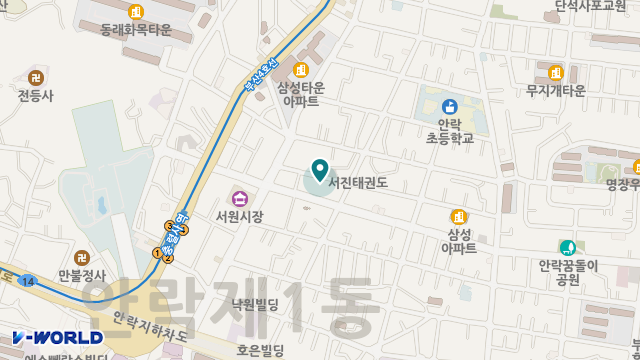 한가족재가복지센터 위치 지도