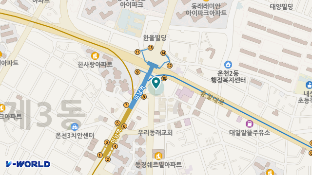우리돌봄 재가복지센터 위치 지도