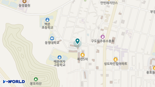 해바라기노인복지시설 위치 지도