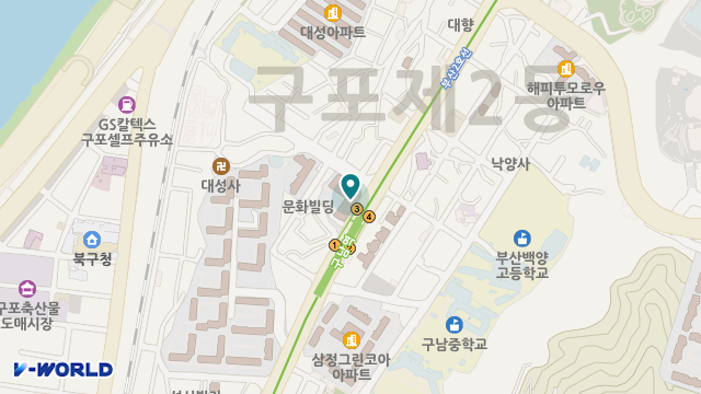 북구노인복지센터 위치 지도