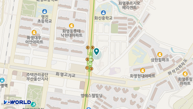 화명재활데이케어센터 위치 지도