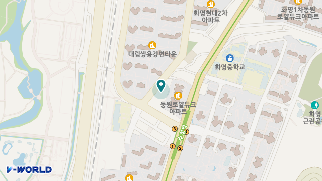 북부산주간보호센터 위치 지도