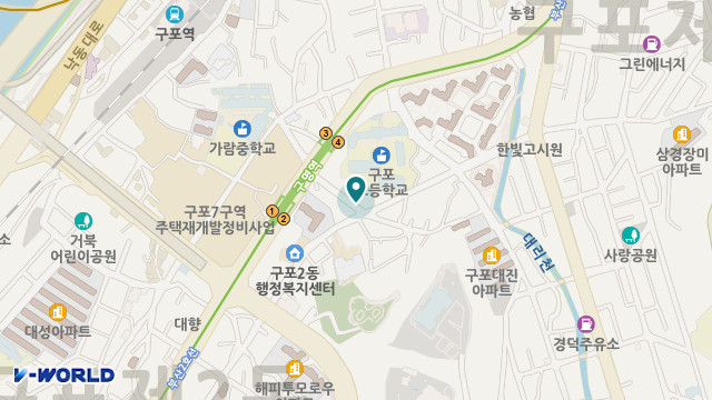 사단법인효드림재가복지센터 위치 지도