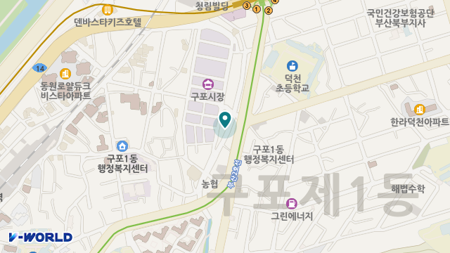 고운손재가노인복지센터 위치 지도