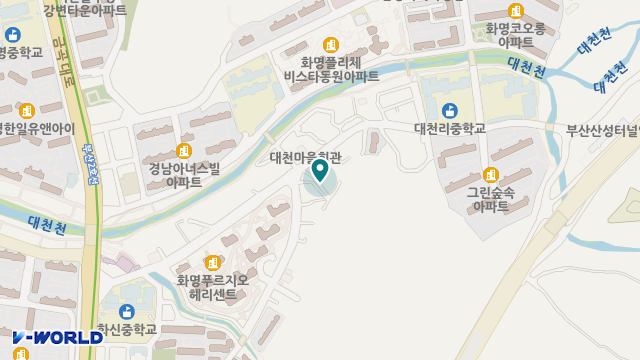 다인재가복지센터 위치 지도