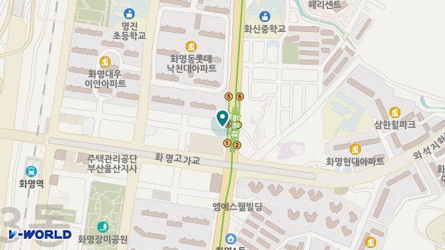 케어다움주간보호센터 위치 지도