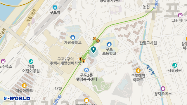 한울재가복지센터 위치 지도