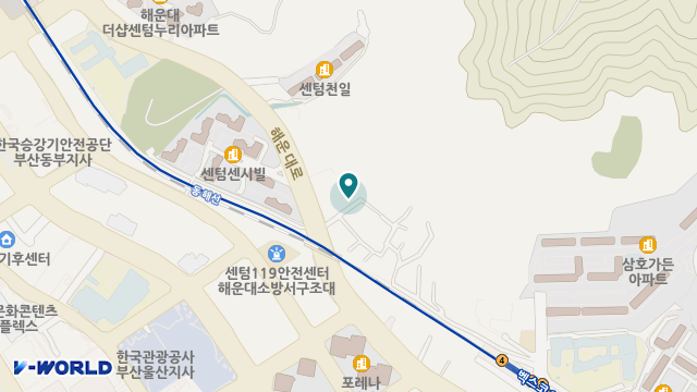 센텀효어르신데이케어센터 위치 지도
