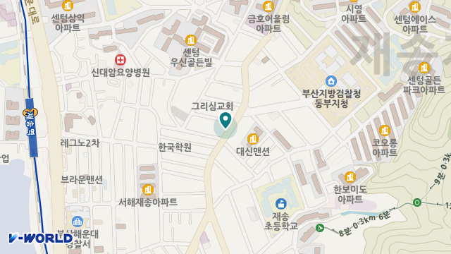 센텀라파 주간보호센터 위치 지도