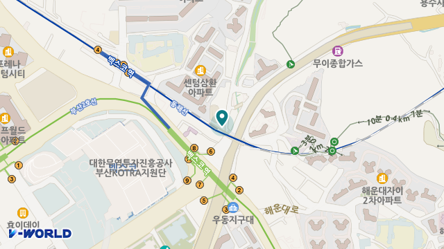 국민방문요양센터 부산지사 위치 지도
