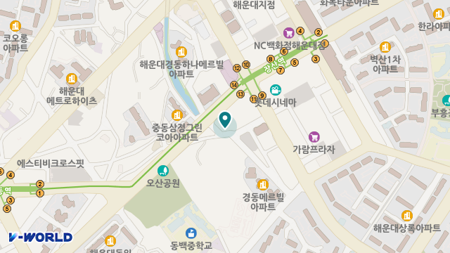 청솔노인주간보호센터 위치 지도