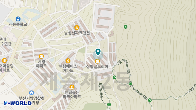 재송사랑노인주간보호센터 위치 지도
