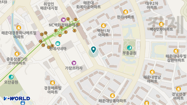 해운대재활통합재가센터 위치 지도