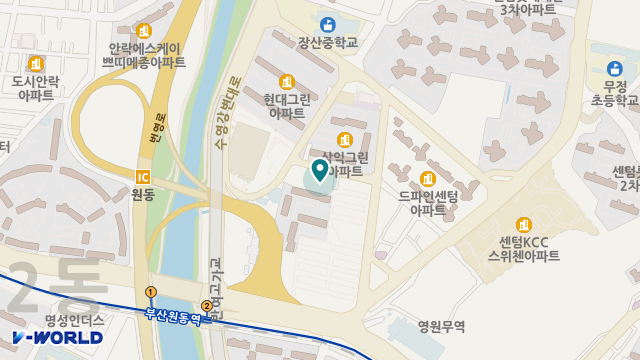 센텀은성재가복지센터 위치 지도
