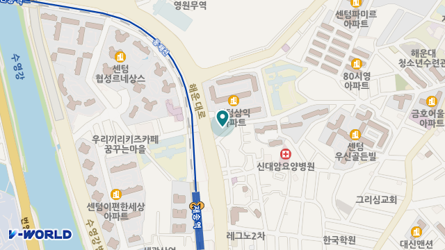 센텀다솔재가복지센터 위치 지도