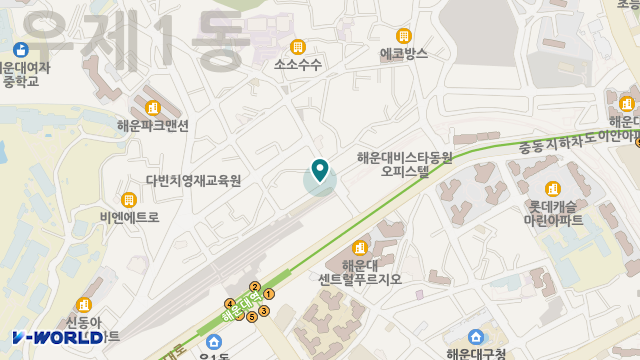 신기의료기 해운대신도시점 위치 지도