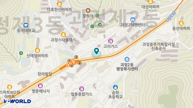인창노인복지센터 위치 지도