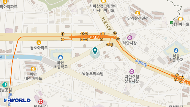 서부산재활주간보호센터 위치 지도