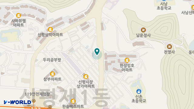 사하재활주간보호센터 위치 지도