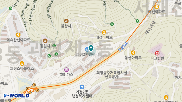 다정재가노인복지센터 위치 지도