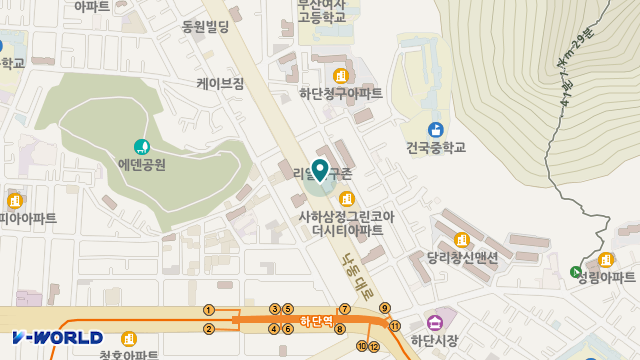 서부산도우누리방문요양센터 위치 지도