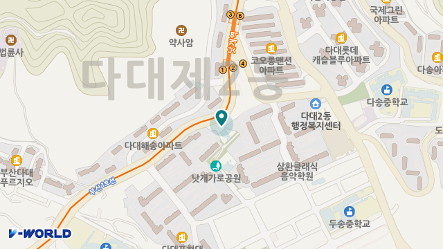 한가족노인주간보호센터 위치 지도