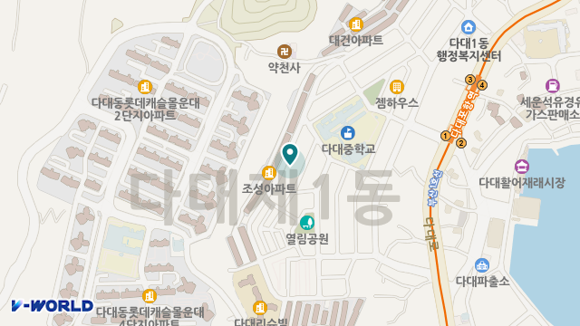 다정한재가노인복지센터 위치 지도