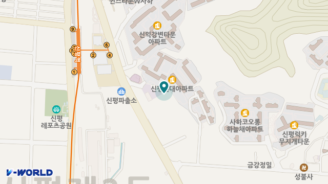 사하실버웰주간보호센터 위치 지도