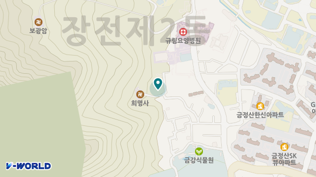 애광재가노인복지기관 위치 지도