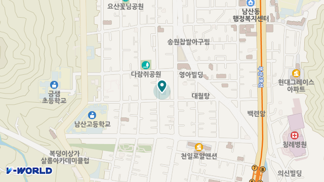 은마을재활주간보호센터 위치 지도