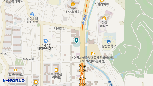 신기의료기 금정점 위치 지도