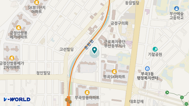 (주)케어링 주간보호센터 부산 금정점 위치 지도