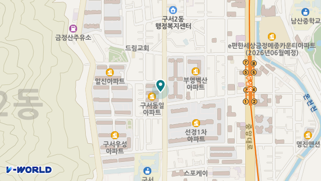 대교뉴이프 재가복지센터 부산금정센터 위치 지도