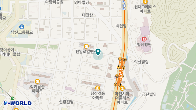 아름드리재가노인복지센터 위치 지도