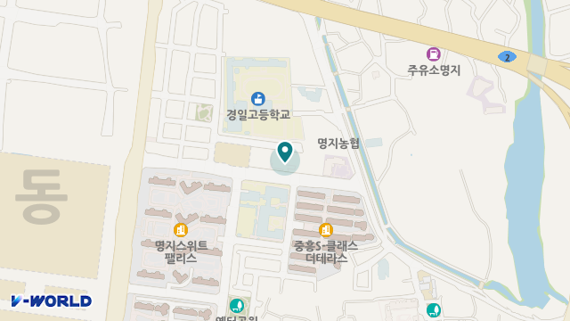 공립명지치매전문주야간보호센터 위치 지도