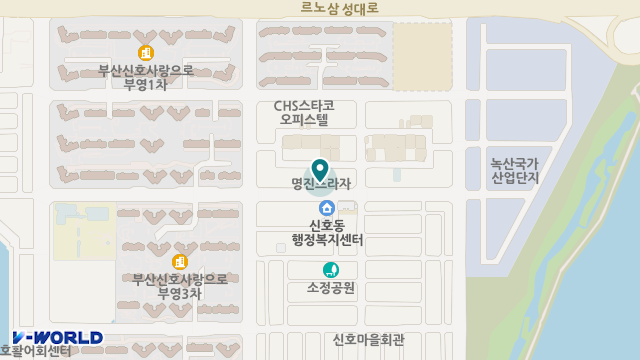 THE웃자어르신주간보호센터 위치 지도