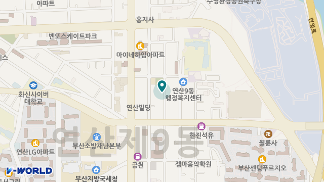 온누리재가복지센터 위치 지도
