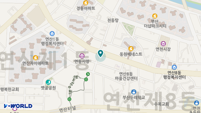 가온노인주간보호센터 위치 지도