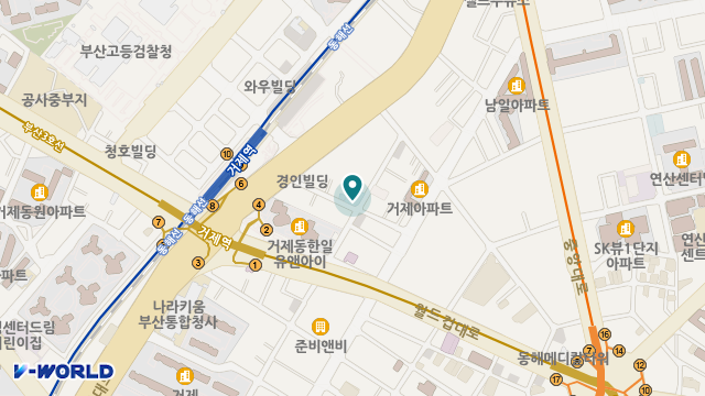 (주)케어링 주간보호센터 부산 연제점 위치 지도