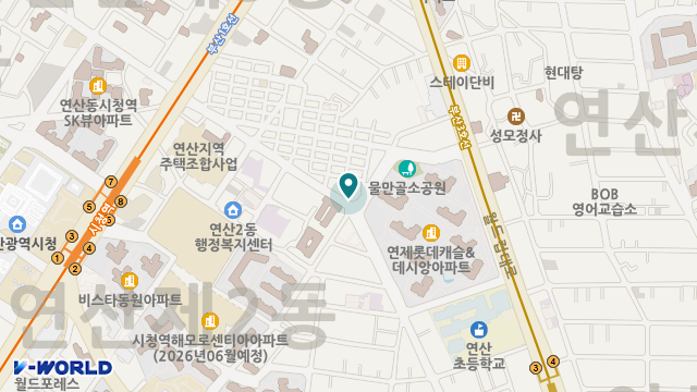 부산도우누리 연산점 위치 지도