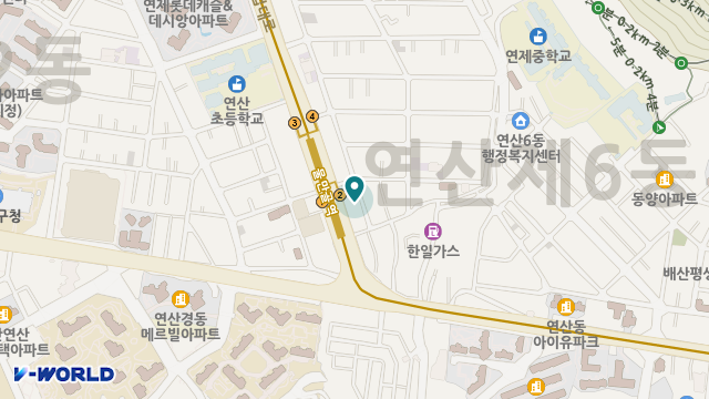 정다운 재가방문 요양센터 위치 지도