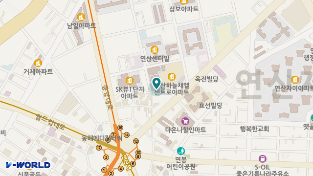 시냇가푸른나무재가복지센터 위치 지도
